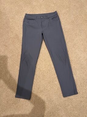 lululemon Men's Stretch Pants  - dark gray 31x32